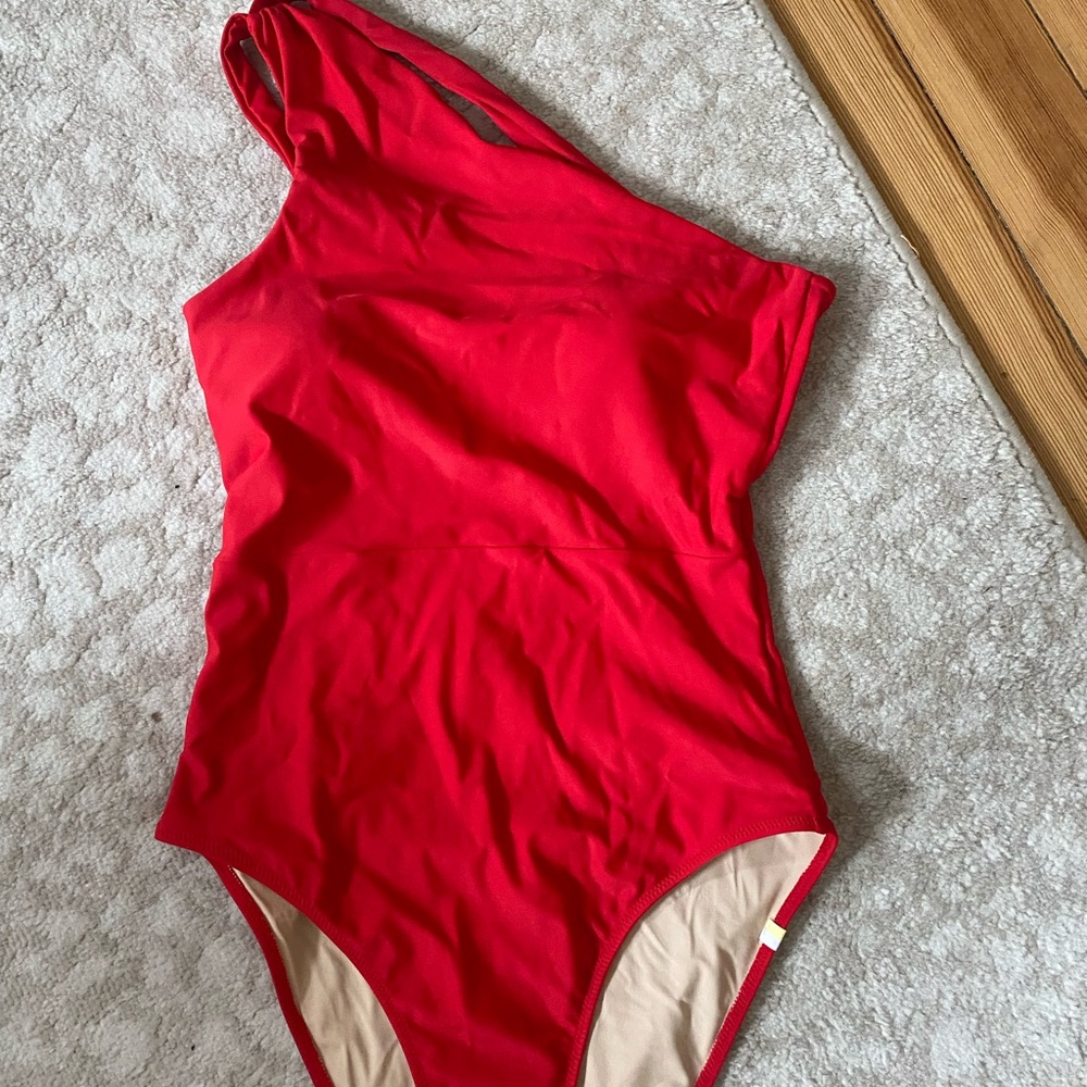 Summersalt Ruched Sidestroke bathing suit